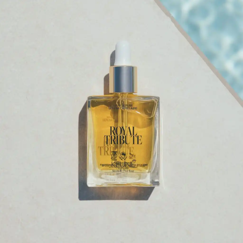 Keune Royal Tribute matu serums – nogludina matus, mazina pūkošanos un piešķir spīdumu